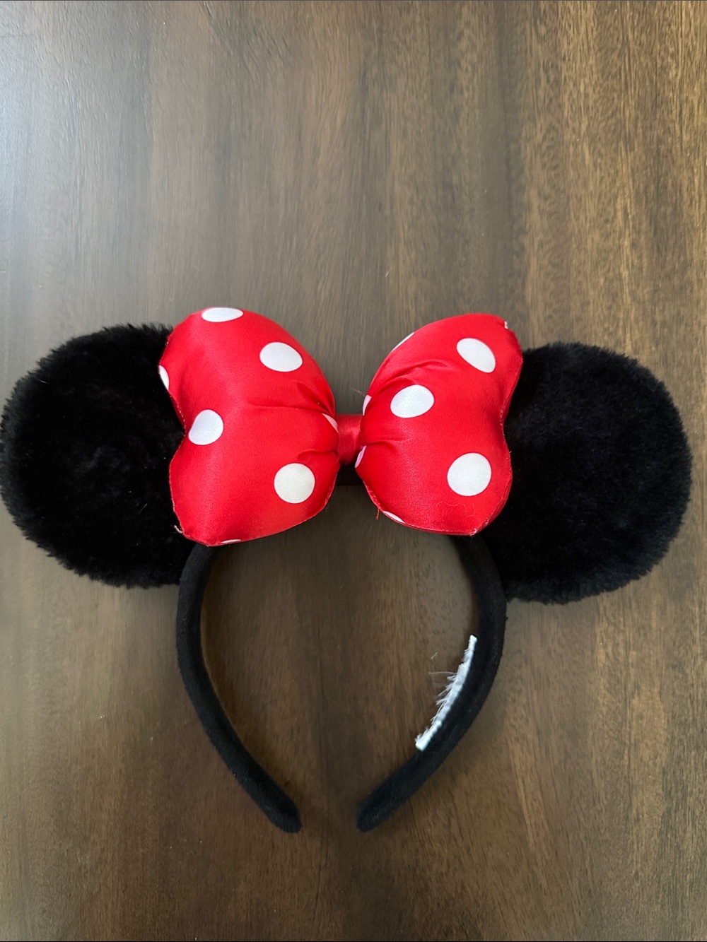 Disney Red and White Polka Dot Minnie Mouse Ear Headband